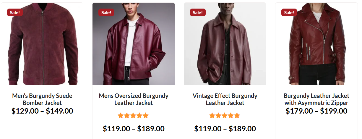 Burgundy Leather Jackets  The Luxe Outerwear Trend You Need Now