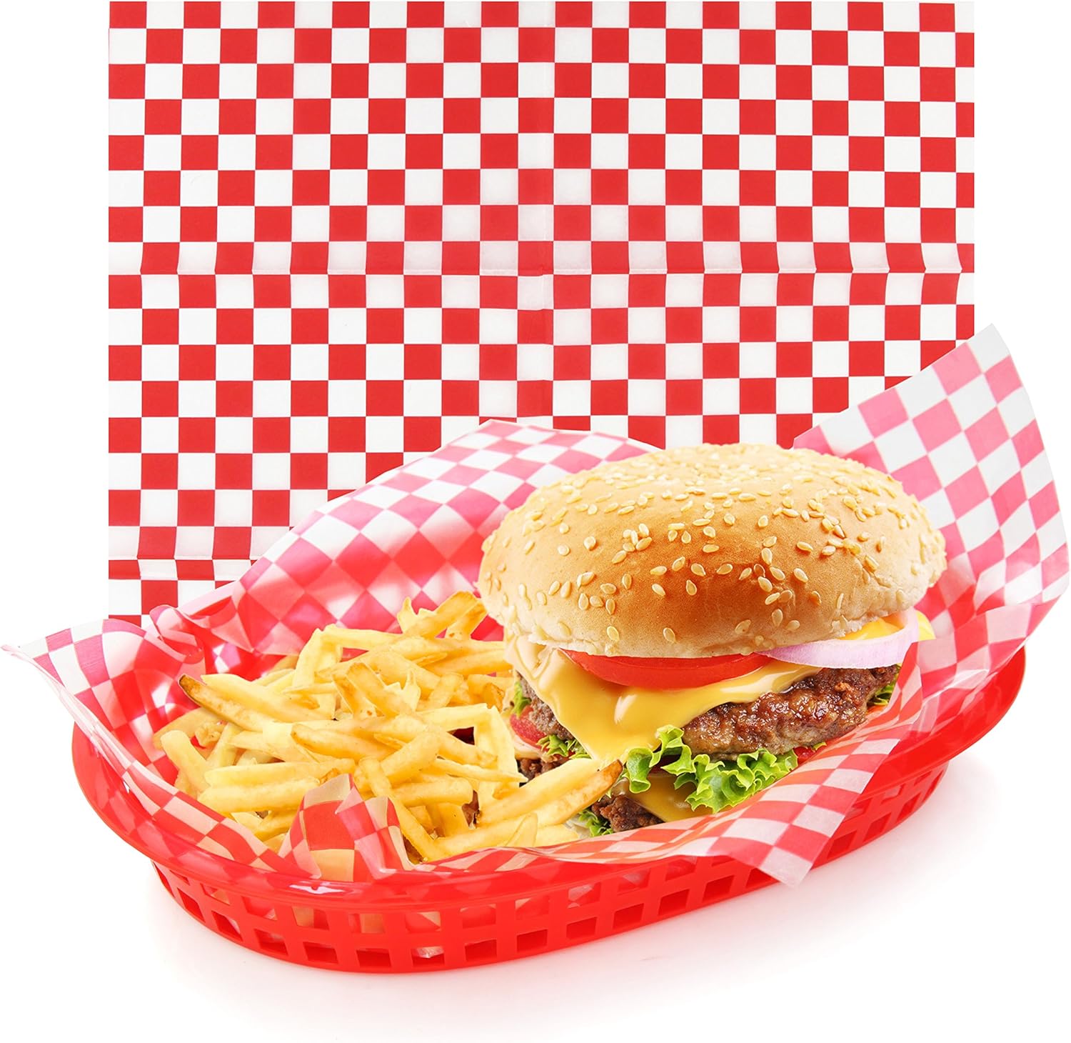 Make a Statement with Custom Food Basket Liners