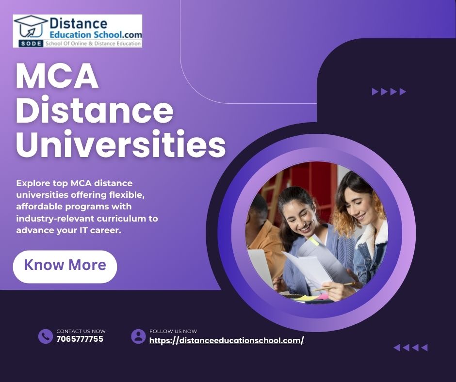 MCA Distance Education Admission at IGNOU: Apply Now